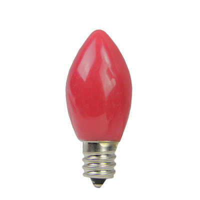 Opaque LED C7 Christmas Replacement Bulbs