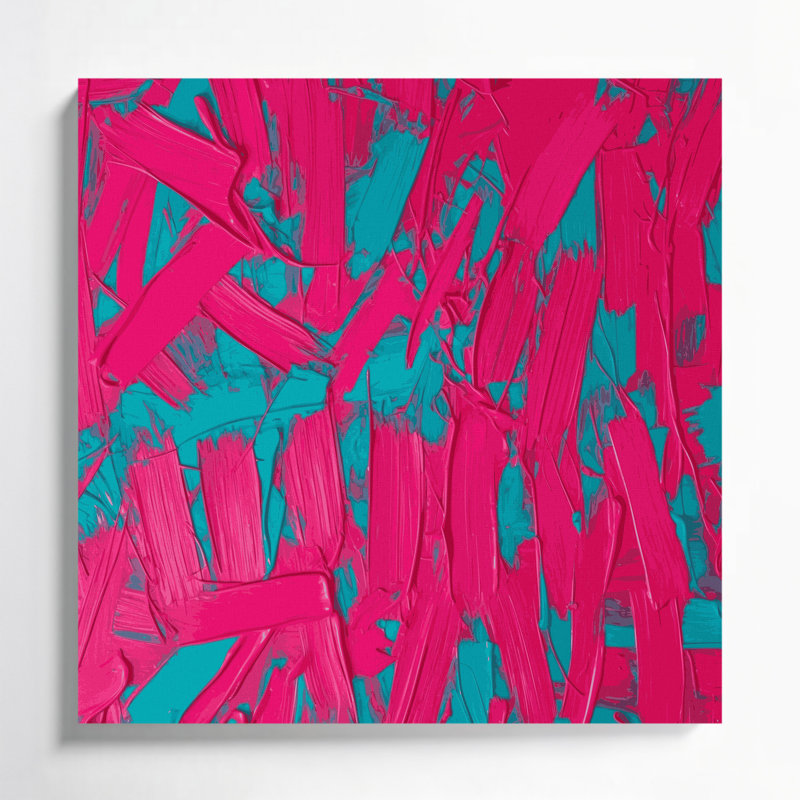Art mural sur toile Neo Expressionism 84, H 32 po x l 32 po