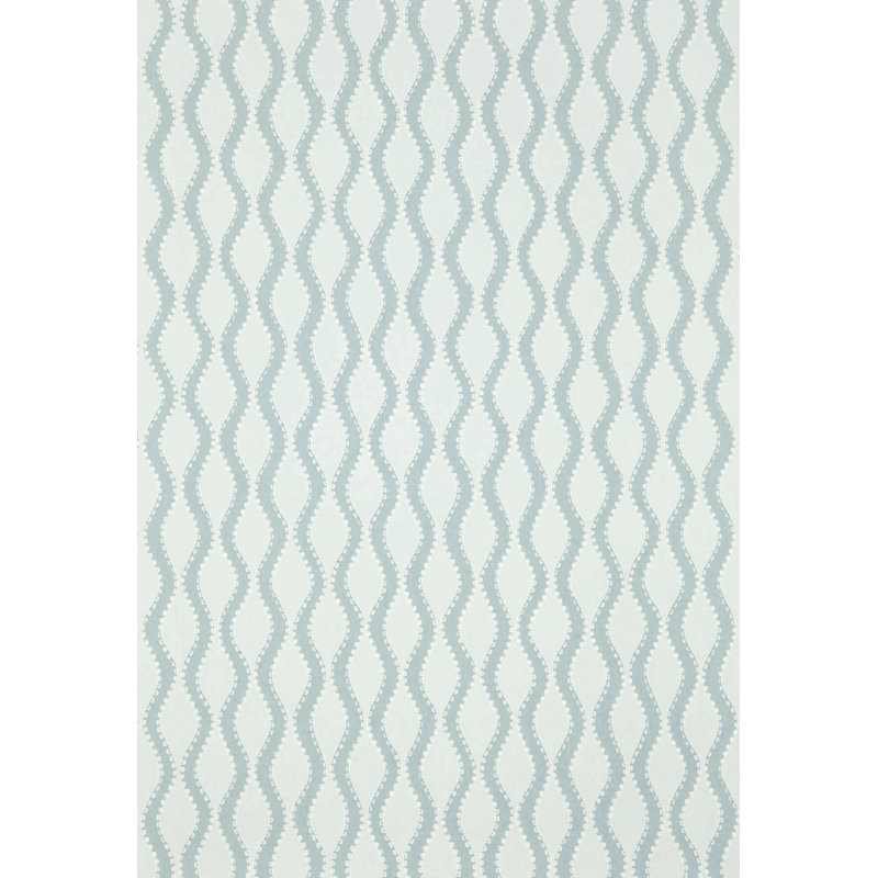 Ribbon Wave Wallpaper, Aqua