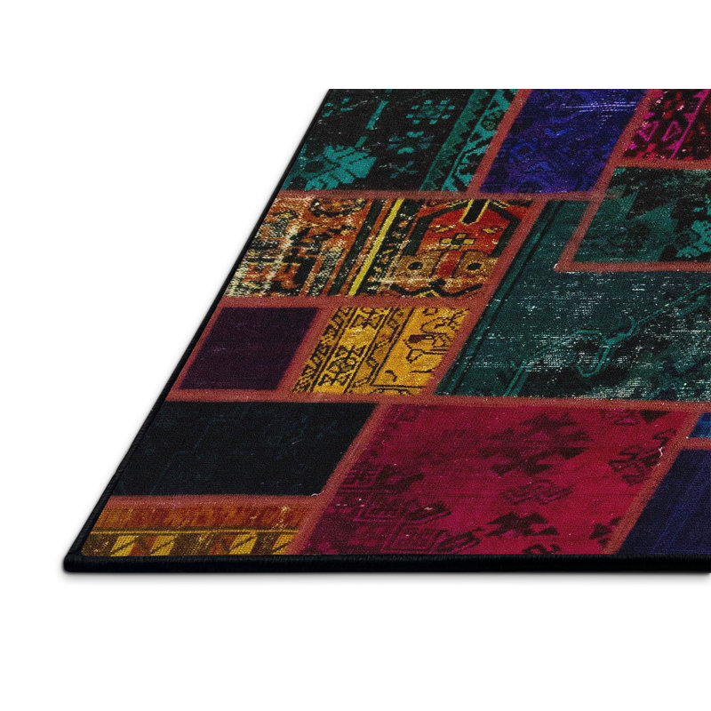 Abstract Indoor Rug, Rectangle 7' x 10'