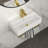 21" Wall-Mounted Single Bathroom Sink with Towel Rack-1990945613