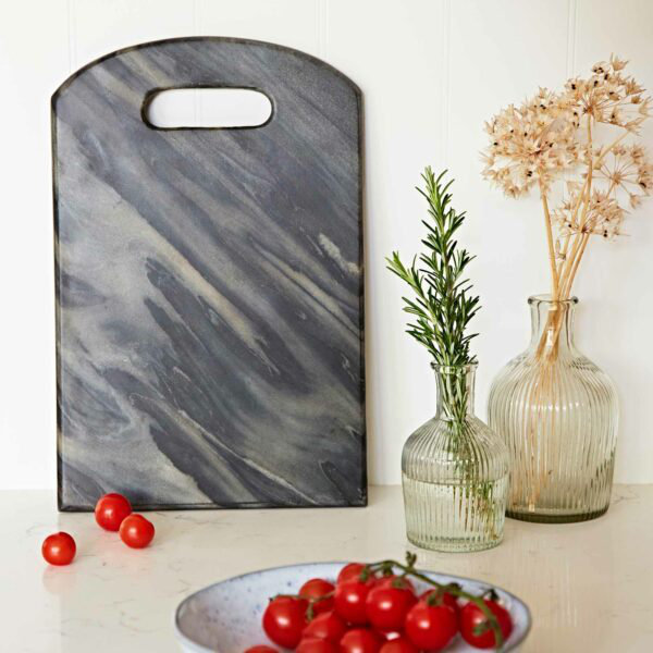 Grey Marble Rectangular Serving Board