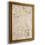 Toile encadrée noyer damassé de qualité supérieure II - prête à être accrochée-1778010580