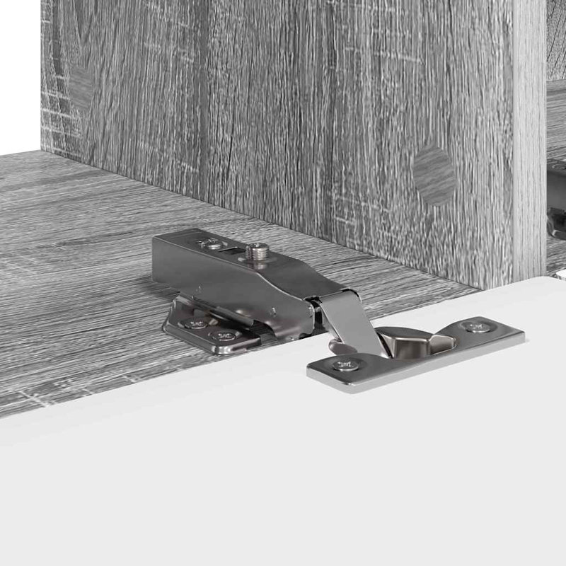 Unfinished TV Stand, Grey Sonoma, 29.5cm H x 98cm L x 31cm W