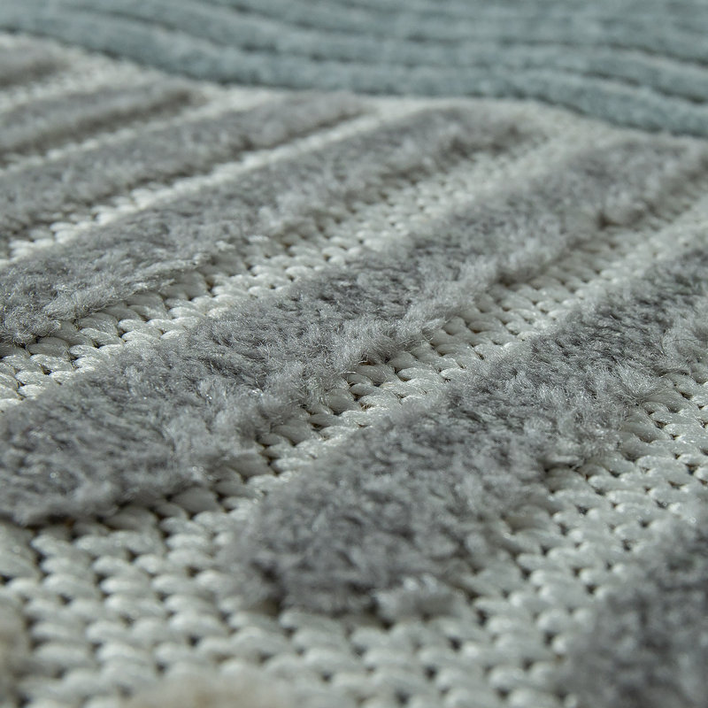 Zackarey Geometric Indoor Rug, Rectangle 6'7" W x 9'6" L