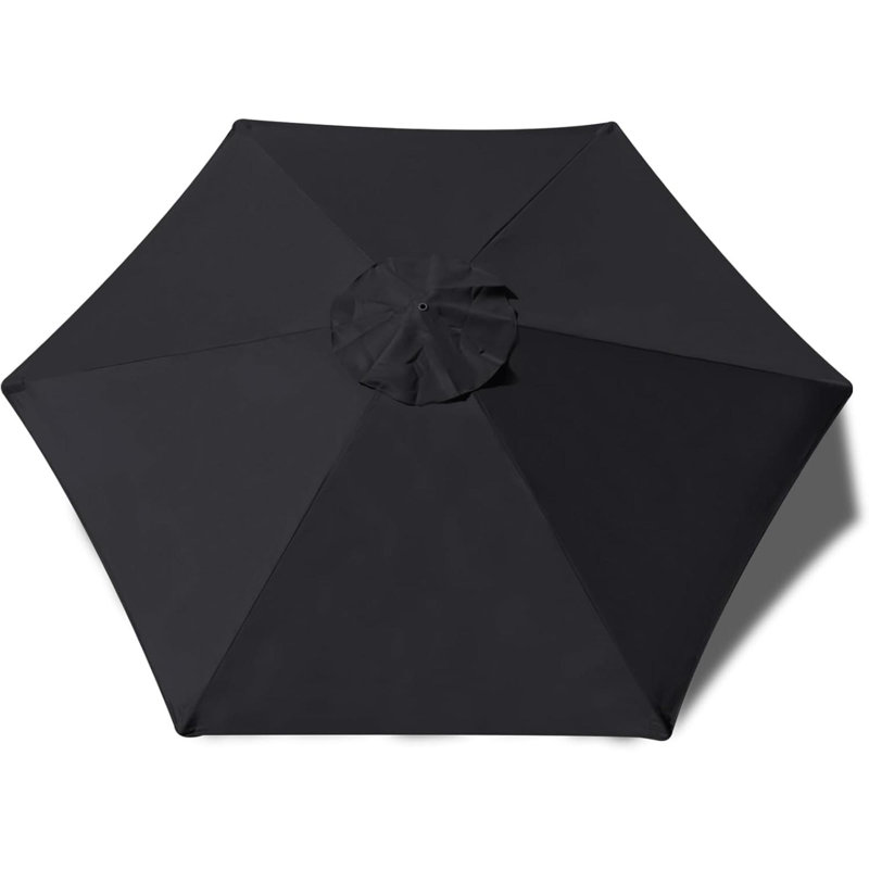 Housse de protection pour parapluie, H 2,76 po x l 7,68 po x P 12,99 po, Noir, noir, noir, noir