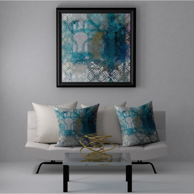Housse de coussin carrée et encart Slick, 24 po x 24 po