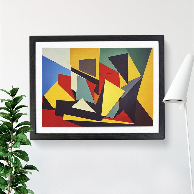 Shapes - Framed Print, Black Framed, 46cm H x 64cm W