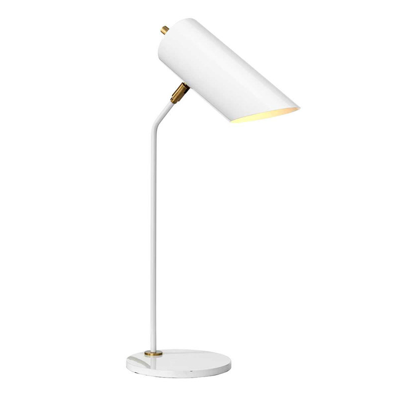Offerman Metal Table Lamp, White