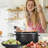 HomeCookin Slow Cooker Oval Manual Pot 8QT Black-88779325-88779330