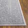 Calidia Floral Light Gray/Cream Area Rug