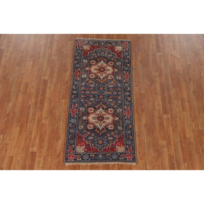 Blue Traditional  Indian Rug 3x6
