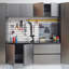 Wood Wall Mounted Garage Cabinet