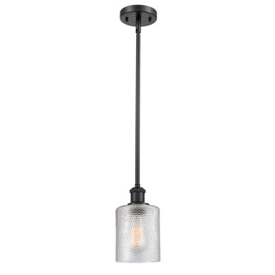 Luminaire suspendu cylindrique 1 lumière Leilani