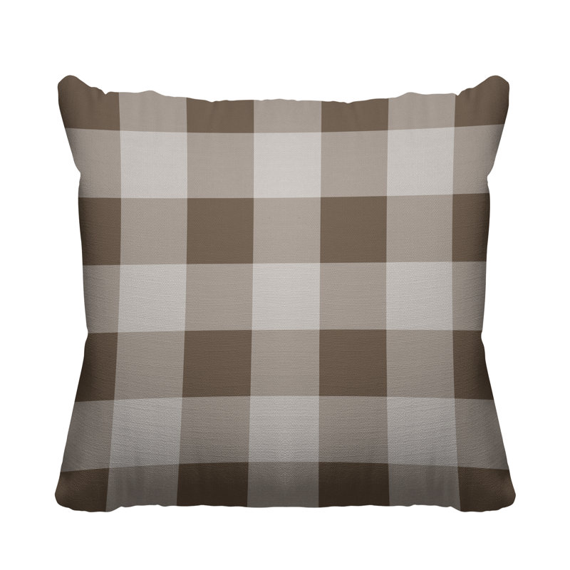 Coussin décoratif intérieur / extérieur Autumn, 19 po x 19 po, Beige, Carré
