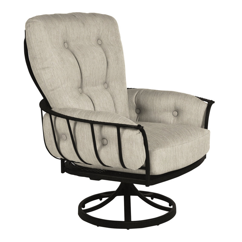 Monterra Outdoor Rocker Chair, Sahara Cafe, Carbon Black