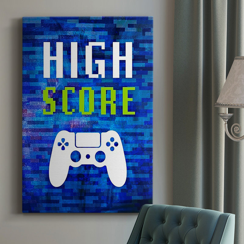 " It's Game On I ", 18" H x 12" W x 1" D