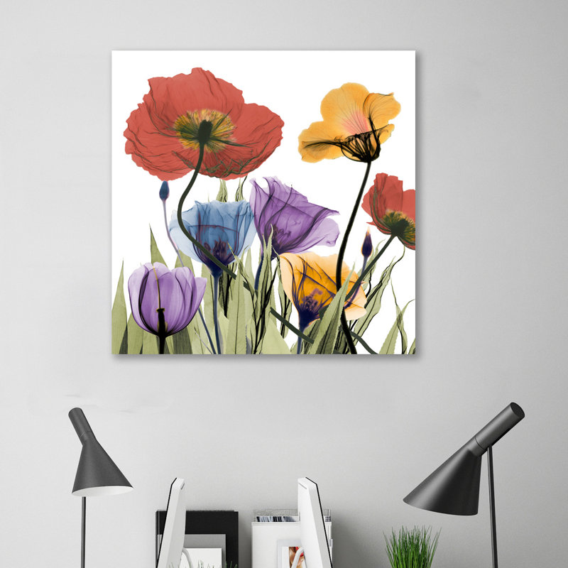 " Flowerscape ", 30" H x 30" W
