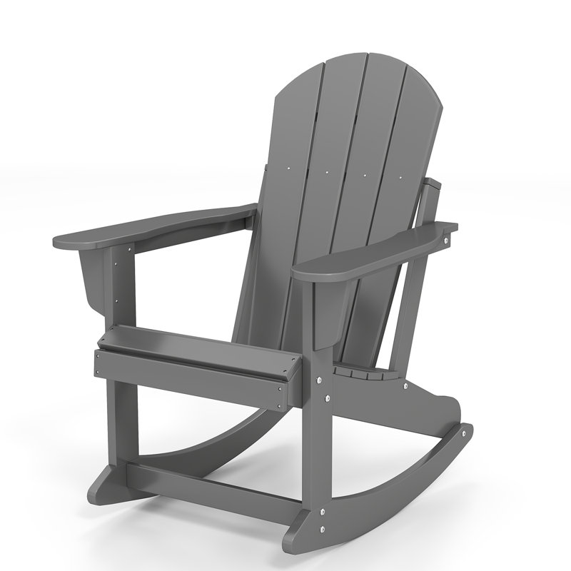 Chaise berçante tout temps Adirondack, Gray