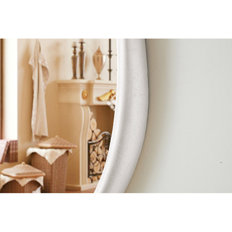 Miroir Raeana, 70,5 po x 30 po, Blanc