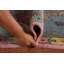 Tapis oriental rose fait à la main Oushak 9 x 12