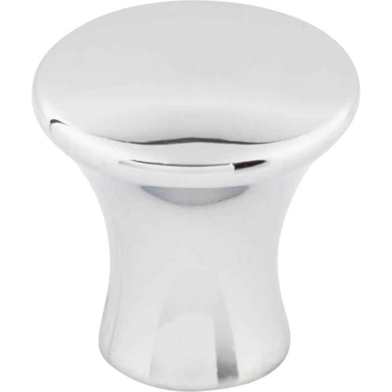 Oculus Round Knob, Polished Chrome, 7/8" Knob Diameter