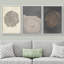 «Tree Ring», œuvre de souche en bois gris beige, images murales minimalistes modernes organiques minimalistes, impression sur toile encadrée, 3 pièces, art mural: 16 po x 24 po x 3 pièces, 24 po x 36 po x 3 pièces-90847686-119385100