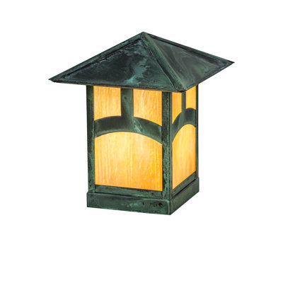 Wygant Craftsman Verdi Fence Post Cap Light