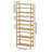 Tall 6-Tier Bamboo Storage Rack Shelving Bookshelf Plant Flower Stand