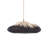 1 - Light Khaki/Black Shaded Pendant