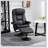 Faux Leather Swivel Recliner-1647922096-1647922099
