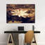 Impression sur toile de lotus sépia-92519955
