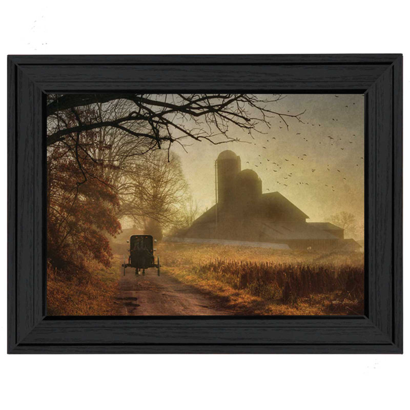 «Sunday Morning», art mural encadré pour le salon, reproduction murale encadrée par Lori Deiter, H 10 po x l 14 po x p 2 po