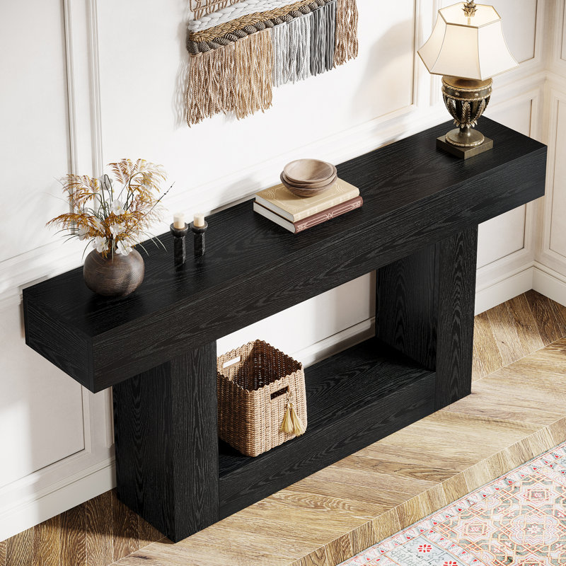 160cm Console Table, Black