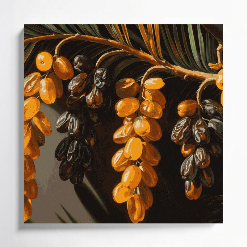 «Fruit Date Brown», art mural sur toile