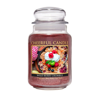 Wild Berry Crumble Scented Jar Candle