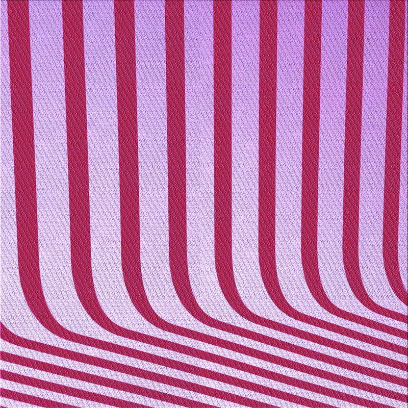 Tapis mauve rayé Uwais, Carré 6 pi