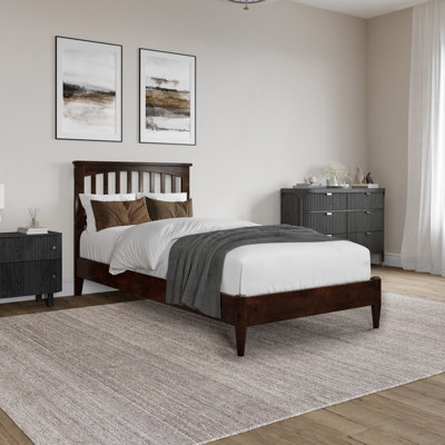 Aritra Solid Wood Low Profile Platform Bed