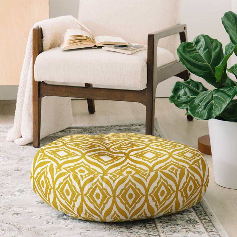 Coussin de plancher rond heather dutton trevino