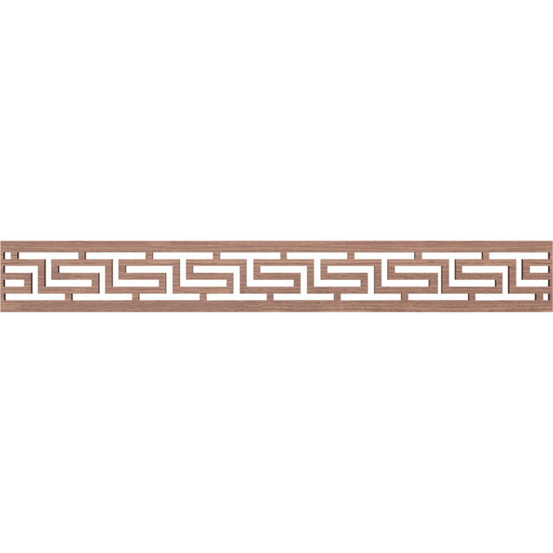 Tulum H W D Panel Molding, Walnut, 6" H x 46.5" W x 0.375" D