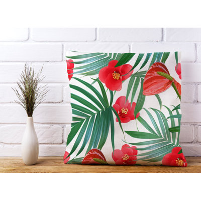 Debden Floral Square Cushion