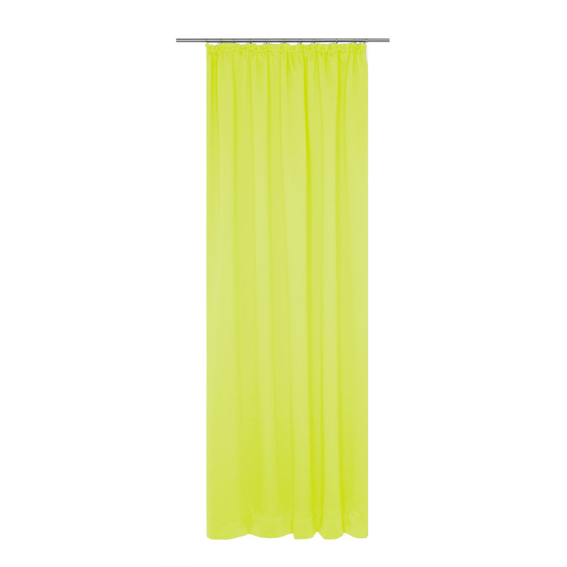 Torquay Blackout Curtain Pair, Lime, 145cm Width x 180cm Drop