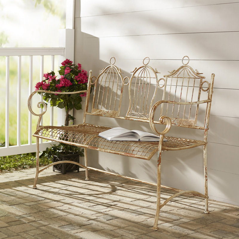 Pinedo Metal Outdoor Bench