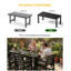Table de salle à manger d'extérieur 68,9 "avec trou pour parasol-1382077406