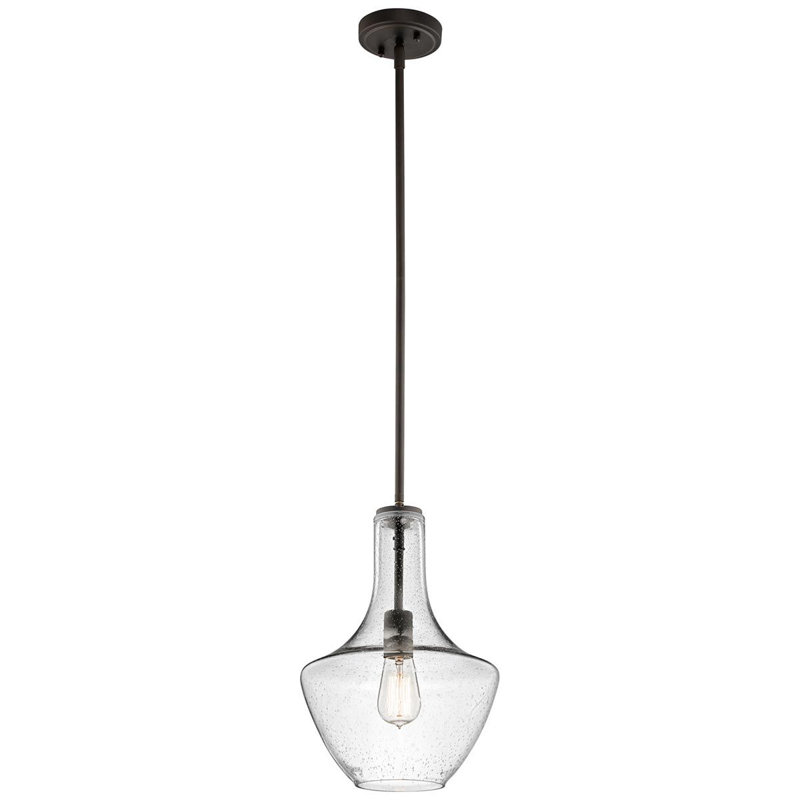 Plewak 1 - Light Chrome Teardrop Pendant, 38.7cm H x 26.8cm W x 26.8cm D, Olde Bronze