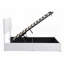 Lit plateforme double rembourré avec rangement hydraulique - Robuste Aucun sommier tapissier requis-1871152087-1871152084