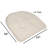 Pinstripe U Shaped Indoor Memory Foam 17" x 16" Chair Cushions-1223036019-1244056488