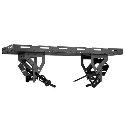 Panier de rechange pour pneus de 30 à 40 pouces, compatible avec les modèles Jeep Wrangler JK JL JT TJ YJ de 1980 à 1980, capacité de charge de 80 lb, remplacement du plateau de rangement du panier utilitaire, installation sans perceuse