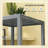 Outdoor Table,Aluminum Frame Rectangle Outdoor Table
