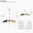 Lakendria 8 - Light Dimmable Wagon Wheel Shaded Chandelier